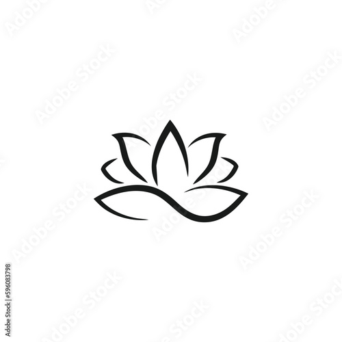 lotus flower logo design