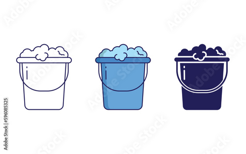 Bucket vector icon