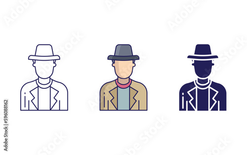 Sheriff vector icon