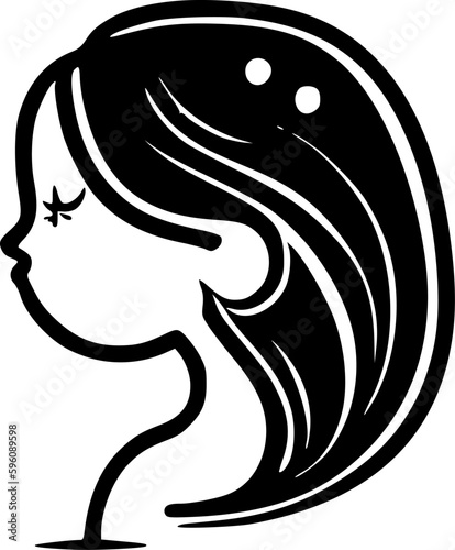 Pregnancy - Minimalist and Flat Logo - Vector illustration