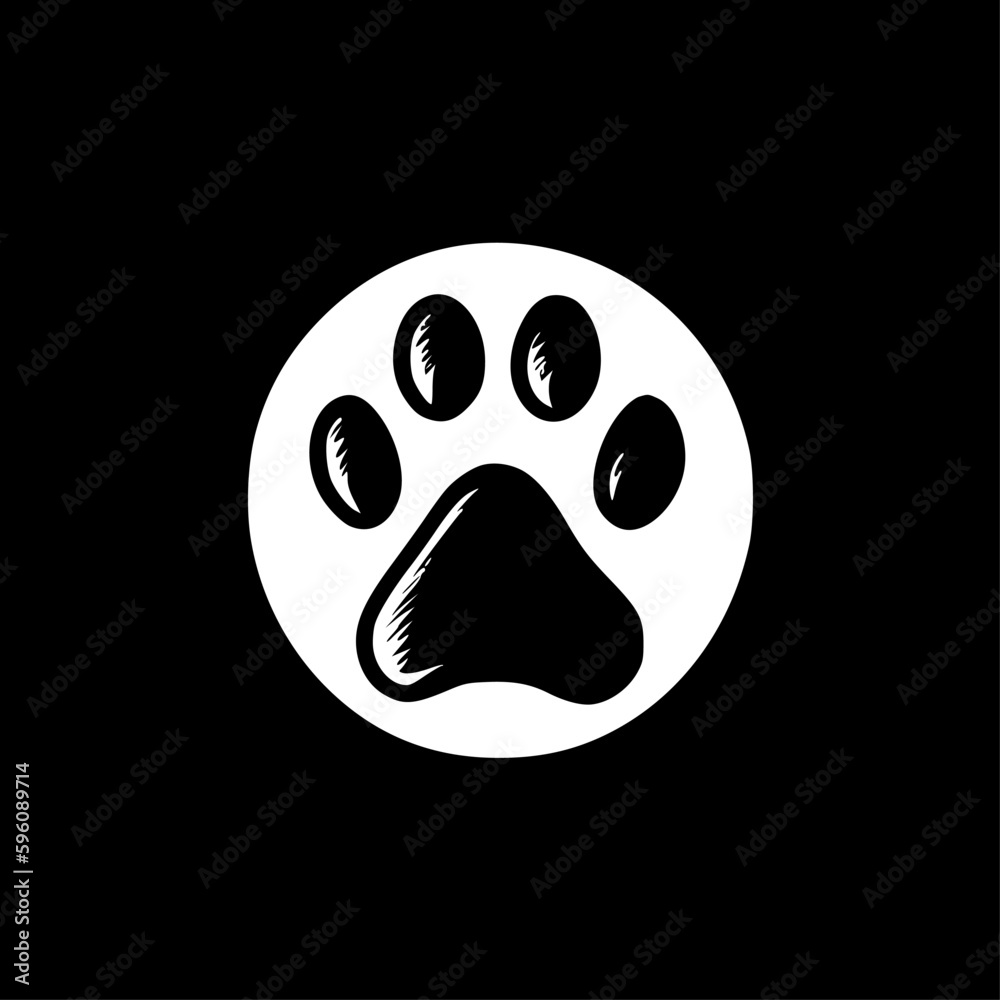 Paw - High Quality Vector Logo - Vector illustration ideal for T-shirt graphic Paw - High Quality Vector Logo - Vector illustration ideal for T-shirt graphic