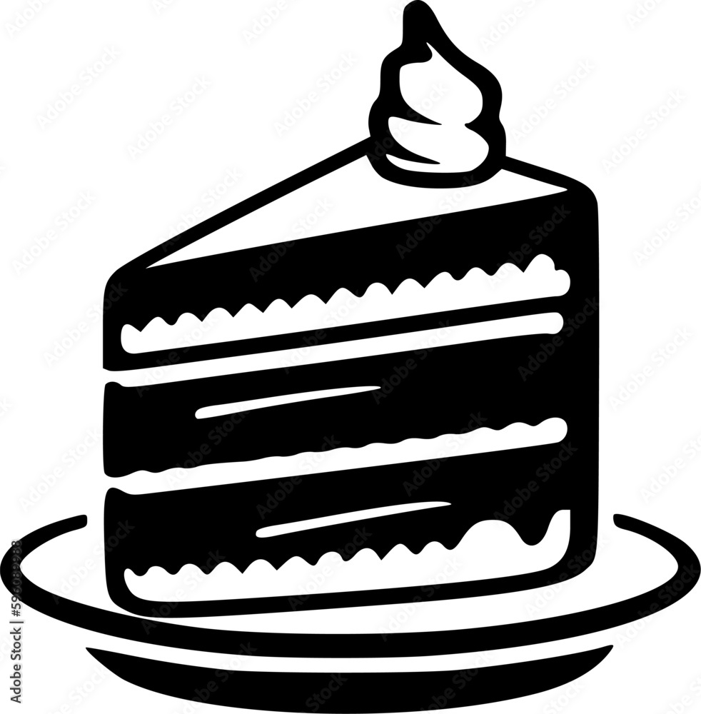 Cake silhouette Vectors  Illustrations for Free Download  Freepik