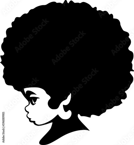 Afro - High Quality Vector Logo - Vector illustration ideal for T-shirt graphic