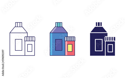 Detergent vector icon
