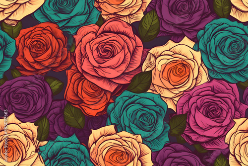 Rose pattern