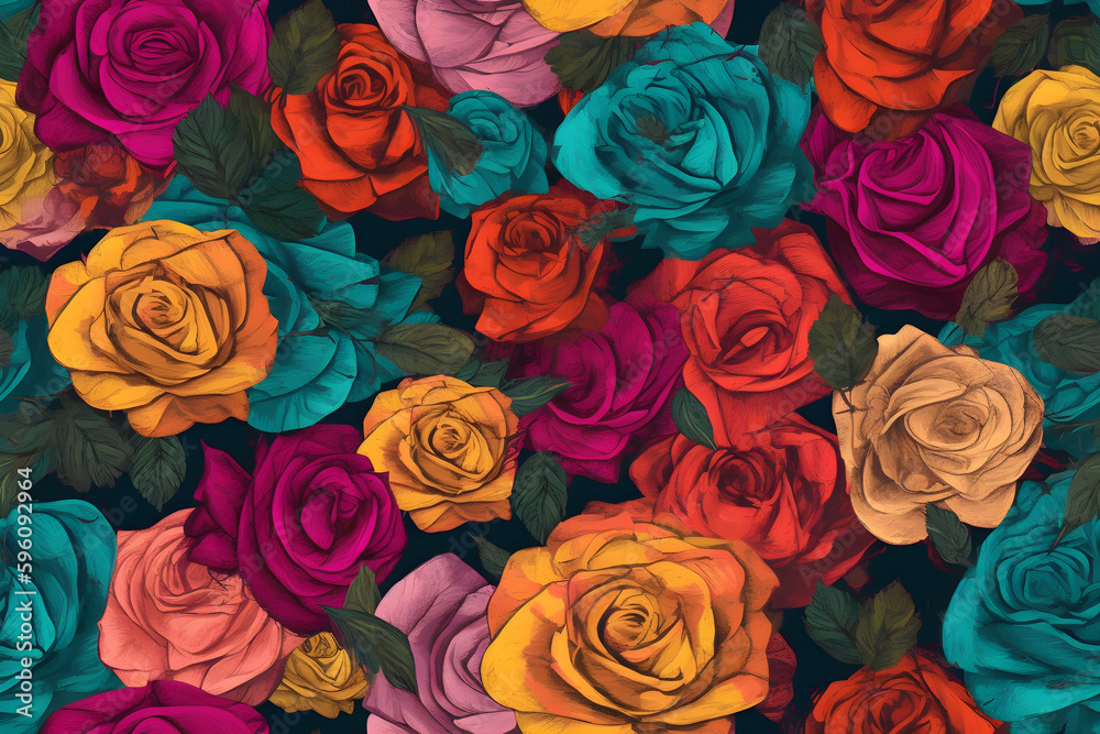 Rose pattern Rose pattern