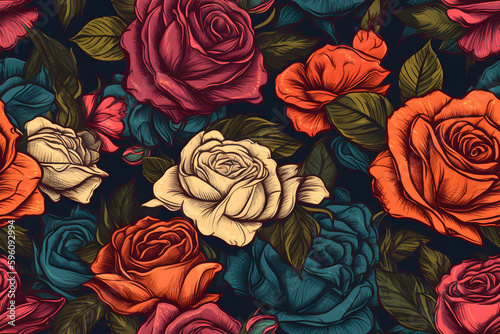  Rose pattern © LimitedFuture