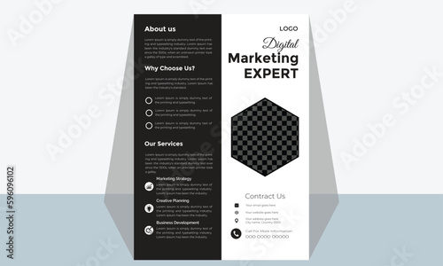 Business Flyer vector design stationary  creative marketing leaflet catalog modern presentation poster Corporate  black shapes Brochure template flyer business design brochure layout advertisement