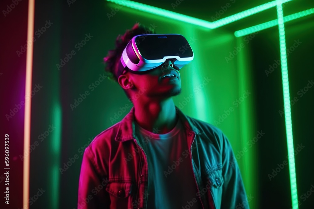 Virtual Reality lens. Metaverse. Artificial intelligence. Augmented reality. Generative AI. Virtual Reality lens. Metaverse. Artificial intelligence. Augmented reality. Generative AI.