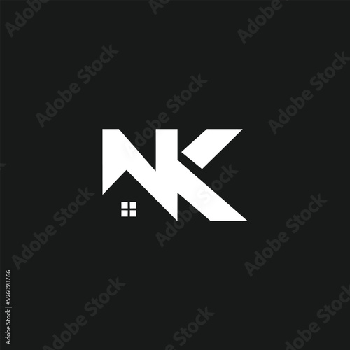 nk real estate logo design