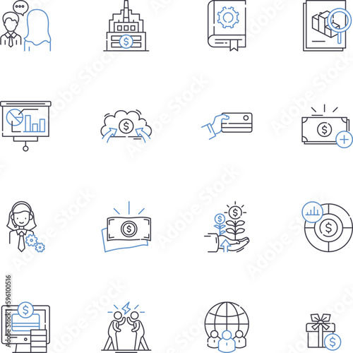 Health and Wealth line icons collection. Fitness, Nutrition, Wellness, Prosperity, Investment, Abundance, My vector and linear illustration. Success,Mindfulness,Balance outline signs set