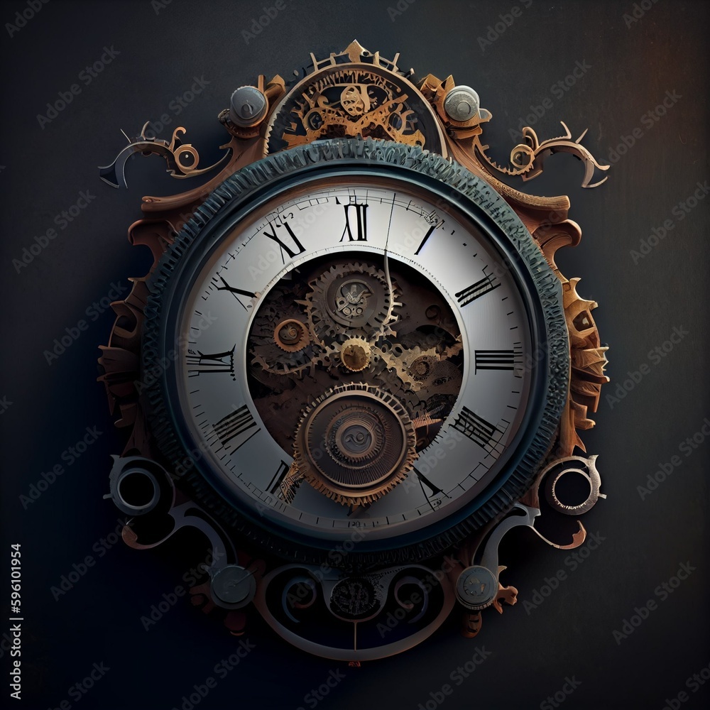 Antique elegant clock