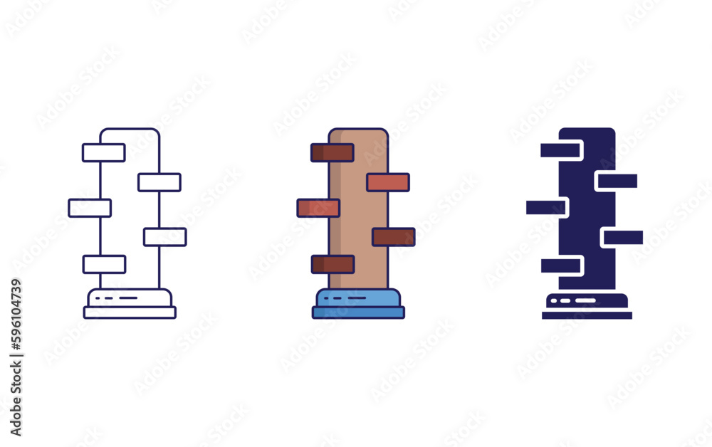 Obraz premium Wing Chun vector icon