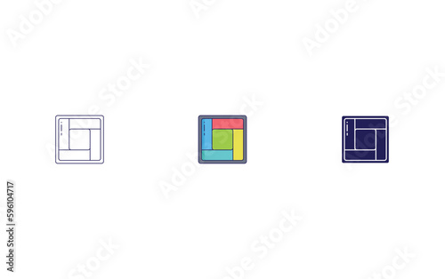 Tatami vector icon