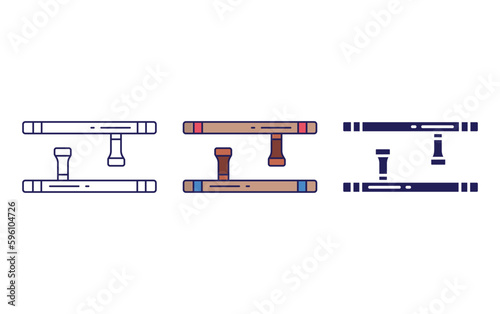 Tonfa vector icon