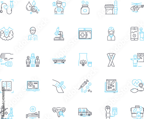 Fitness Tech linear icons set. Wearables, Trackers, Smartwatches, Activity, Health, Fitness, Apps line vector and concept signs. Data,Metrics,Goals outline illustrations