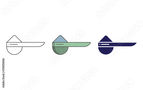 Measuring Spoons vector icon