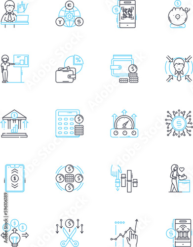 Social Apps linear icons set. Nerking  Connections  Sharing  Communication  Collaboration  Engagement  Community line vector and concept signs. Emojis Chat Stories outline illustrations