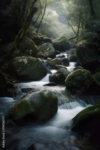 waterfall in the forest