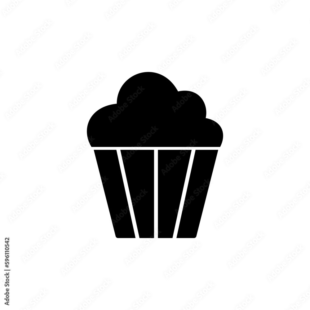 Cup cake icon vector. cake icon. bakery. muffin Cup cake icon vector. cake icon. bakery. muffin