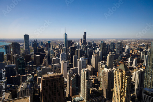 Chicago city skyline