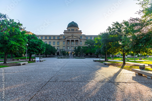 Texas A&M University is a public land-grant research university in College Station, Texas. It was founded in 1876, USA	 photo