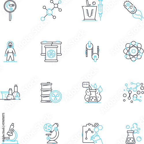 Political science linear icons set. Democracy, Power, Governance, Leadership, Politician, Election, Policy line vector and concept signs. Diplomacy,Constitution,Ideology outline Generative AI