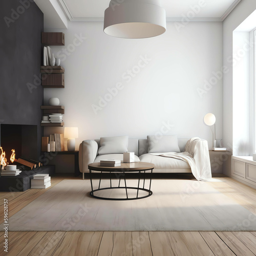 Interior Modern and Minimalist Scandinavian Natural Style  Transform Your Living Room with Simple  Elegant Decor