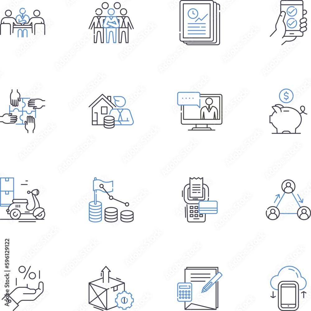 Lead generation line icons collection. Prospecting, Acquisition, Conversion, Database, Contacts, Engagement, Funnels vector and linear illustration. Targeted,Qualified,Interest outline signs set Lead generation line icons collection. Prospecting, Acquisition, Conversion, Database, Contacts, Engagement, Funnels vector and linear illustration. Targeted,Qualified,Interest outline signs set