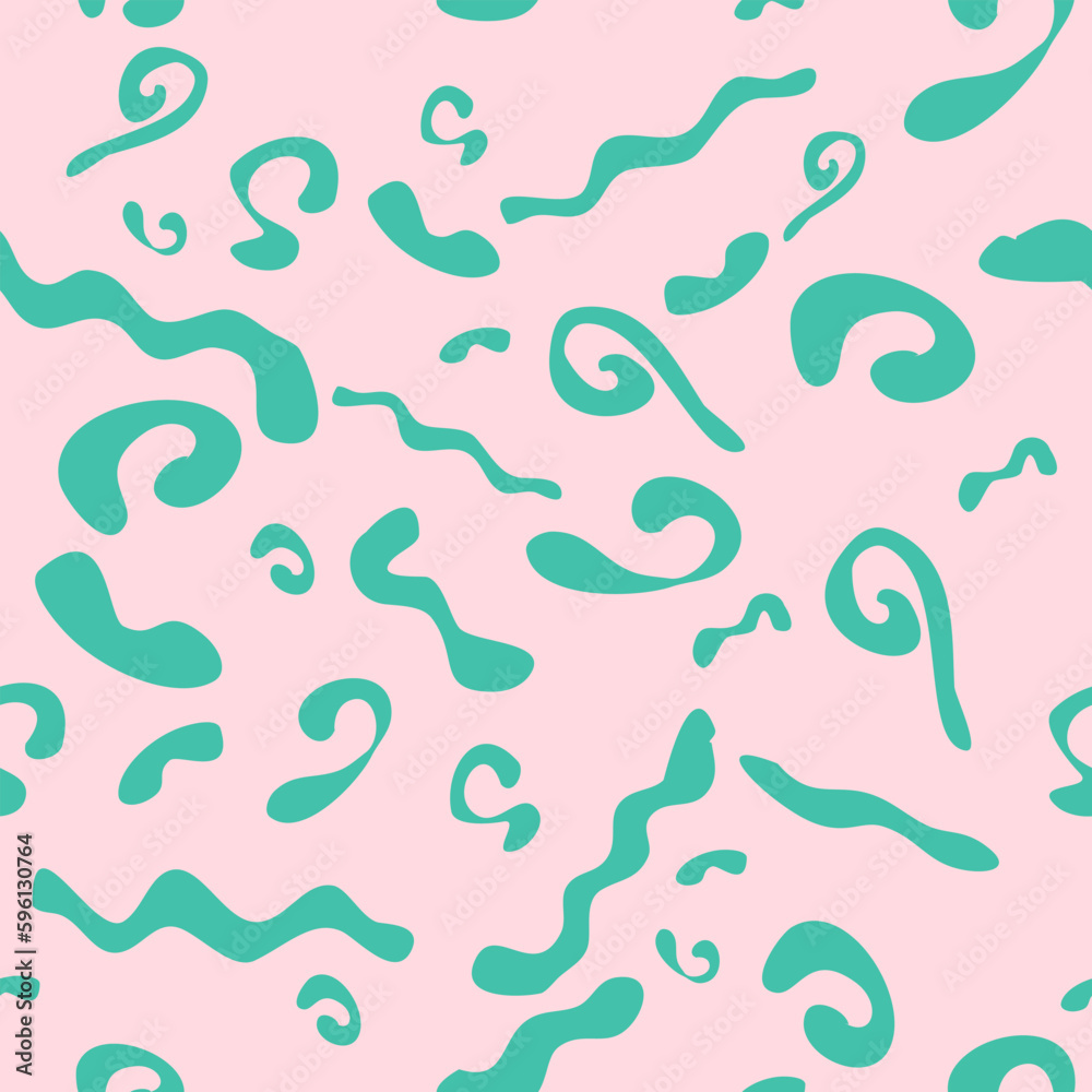 seamless organic swirl pattern