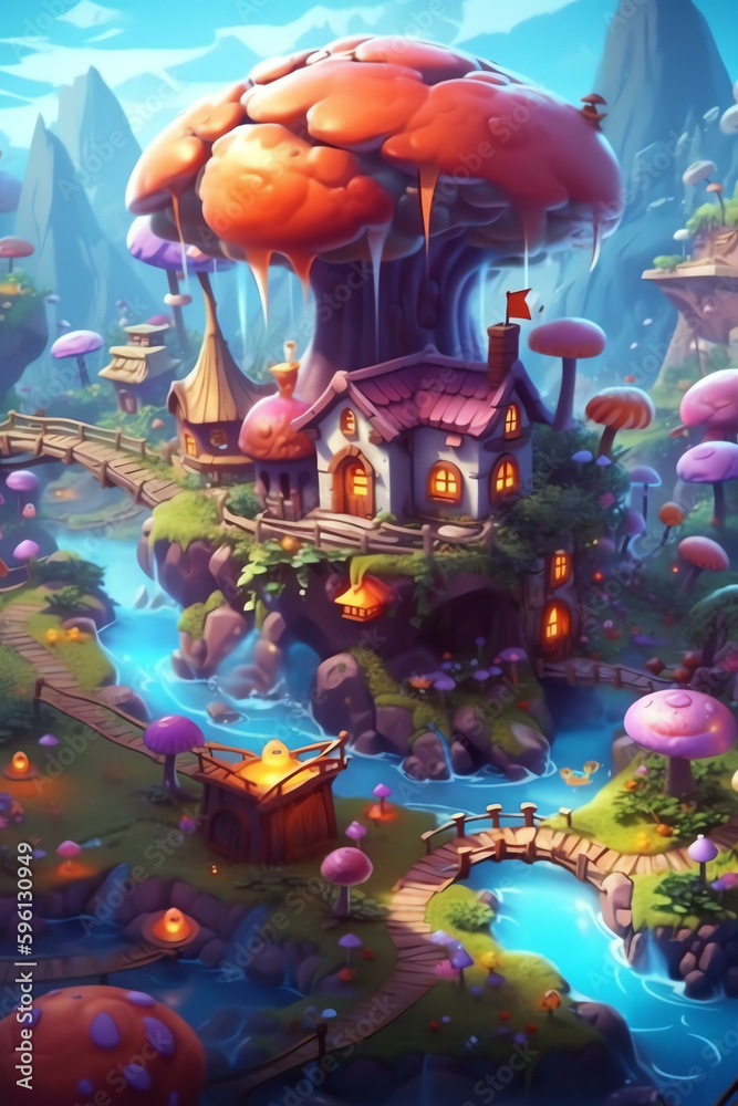 Delightful Whimsy: Charming and Magical Elements in a Whimsical World - Generative AI
