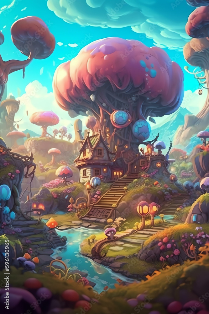 Delightful Whimsy: Charming and Magical Elements in a Whimsical World - Generative AI
