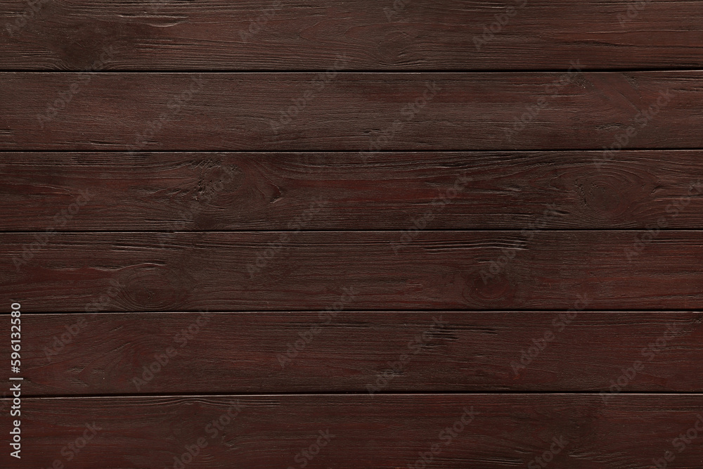 Fototapeta premium Texture of black wooden surface as background, top view