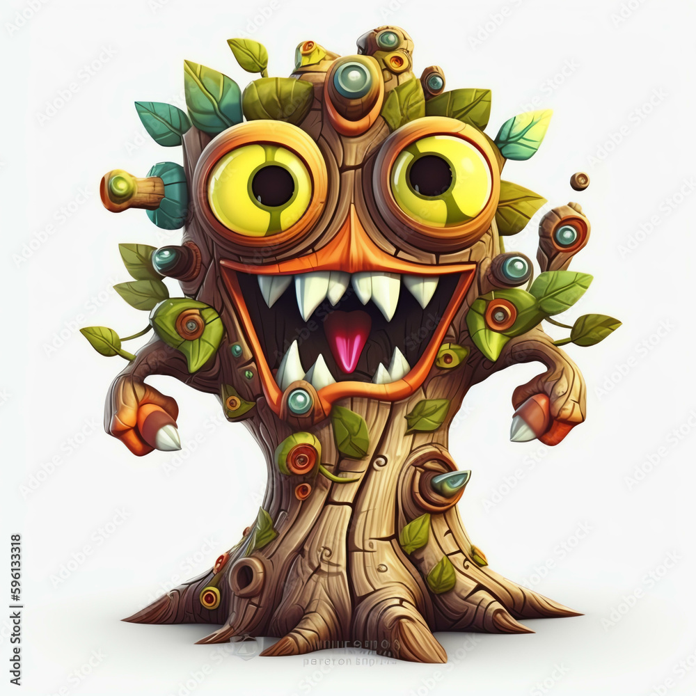 Cartoon 3D Illustration of a Cartoon Monster Tree with Expressive Character Designs and Generative AI
Cartoon 3D Illustration of a Cartoon Monster Tree with Expressive Character Designs and Generative AI