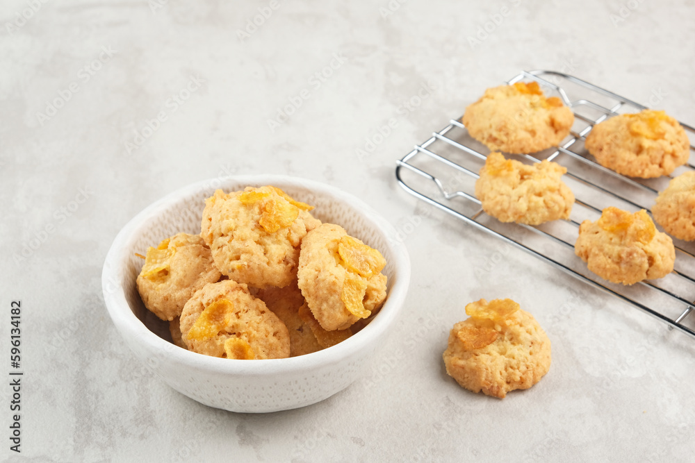 Cornflakes Butter Cookies, popular during eid al fitr in Indonesia
Cornflakes Butter Cookies, popular during eid al fitr in Indonesia