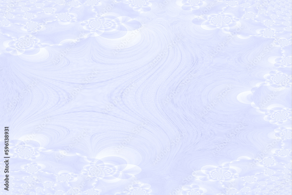 Fototapeta premium 淡い青と紫のフラクタルなグラフィック素材