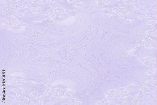 淡い青と紫のフラクタルなグラフィック素材