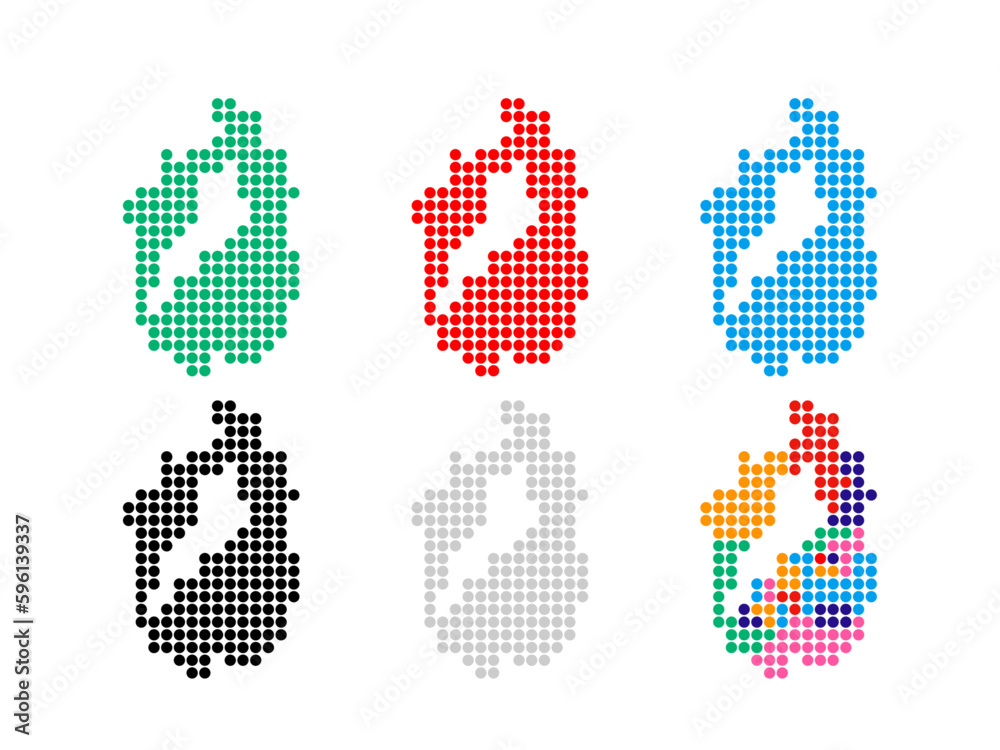 滋賀県 地図(ドット①) 滋賀県 地図(ドット①)