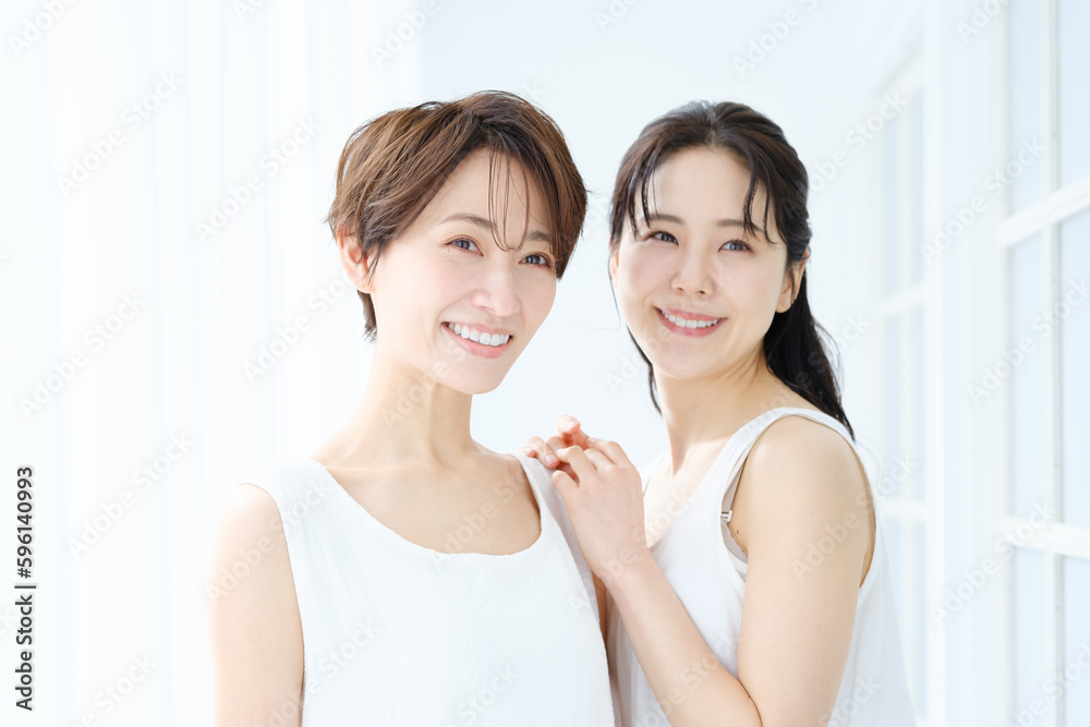 健康的な女性のポートレート 健康的な女性のポートレート
