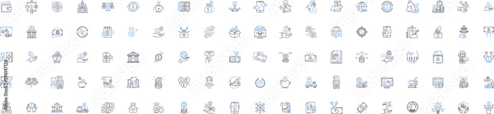 Wealth capital line icons collection. Prosperity, Abundance, Fortune, Riches, Affluence, Wealthiness, Opulence vector and linear illustration. Luxuriousness,Fortune,Success outline signs set Wealth capital line icons collection. Prosperity, Abundance, Fortune, Riches, Affluence, Wealthiness, Opulence vector and linear illustration. Luxuriousness,Fortune,Success outline signs set