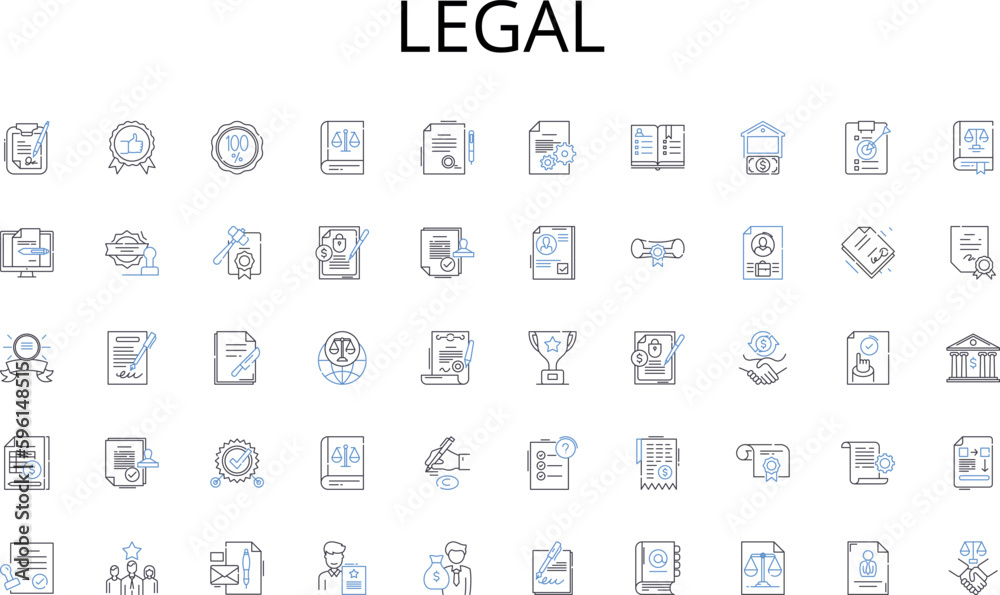Legal line icons collection. Agile, Adaptable, Collaborative, Creative, Critical, Customizable, Efficient vector and linear illustration. Effective,Flexible,Forward-thinking outline signs set Legal line icons collection. Agile, Adaptable, Collaborative, Creative, Critical, Customizable, Efficient vector and linear illustration. Effective,Flexible,Forward-thinking outline signs set
