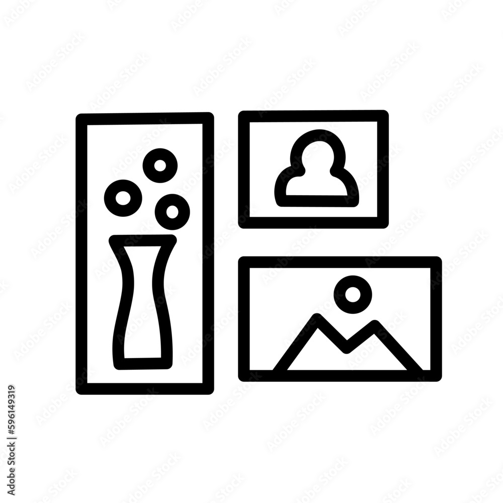 Different pictures on white background Different pictures on white background