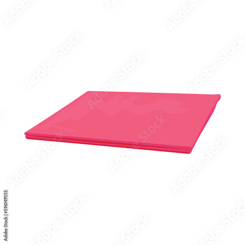 Napkin for housecleaning on white background