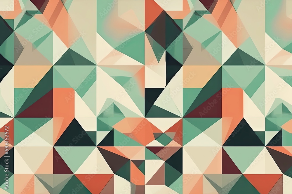 Seamless pattern, Abstract geometric Seamless pattern, Abstract geometric