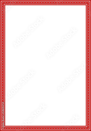 Vector christmas frame