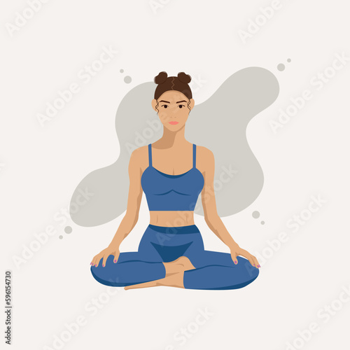 Yoga women for design