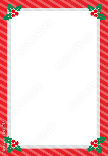Vector christmas frame