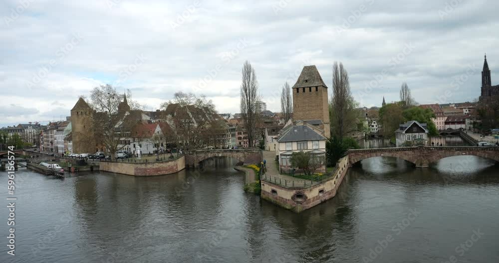 View from Barrage Vauban in Strasbourg, France View from Barrage Vauban in Strasbourg, France