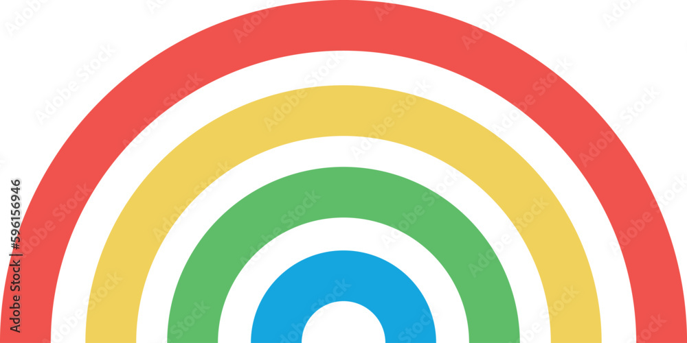 Rainbow Icon. Weather forecast icon. Rainbow Icon. Weather forecast icon.