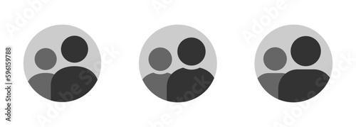  Avatar vector icons. People flat style vector signs